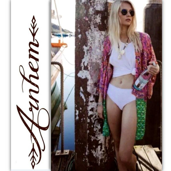 Arnhem Rare Vintage Wattlebird Kimono in Liberty - Picture 3 of 7